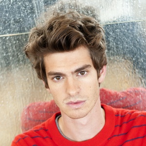 Andrew wearing red