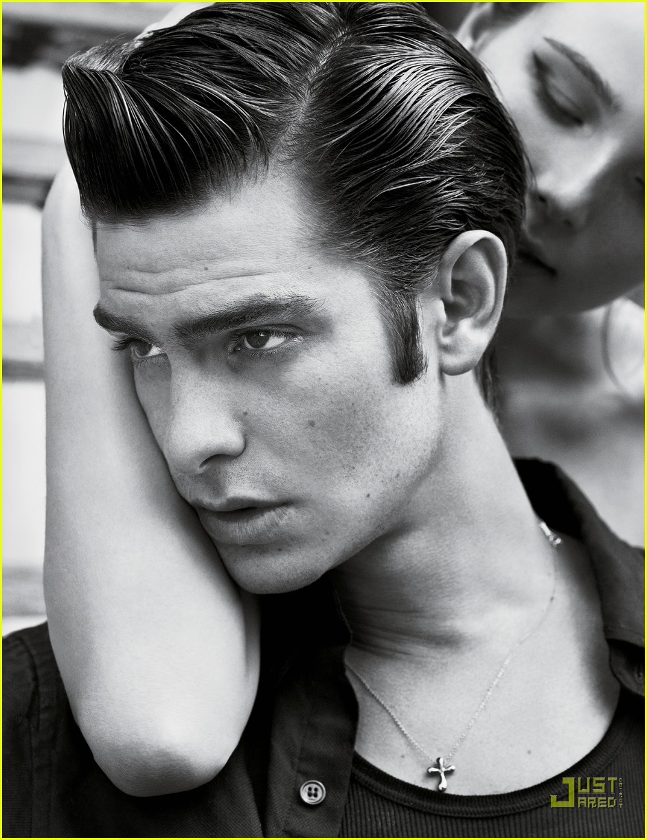 Andrew Garfield modeling