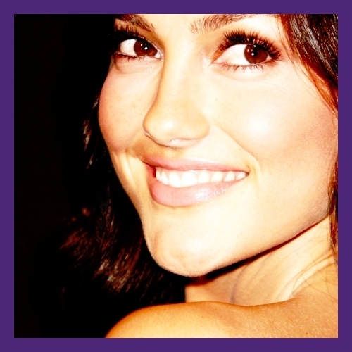 Minka smiling