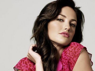 Minka Kelly pink dress