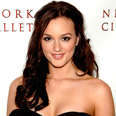 Leighton Meester wearing a sexy...