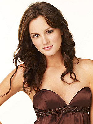 Leighton Meester in a sexy brow...
