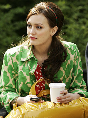 Leighton Meester with a yellow ...
